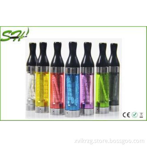 T2 Atomizer Ego Clearomizer 2.4ml Capacity 7 Colors 510 Thr